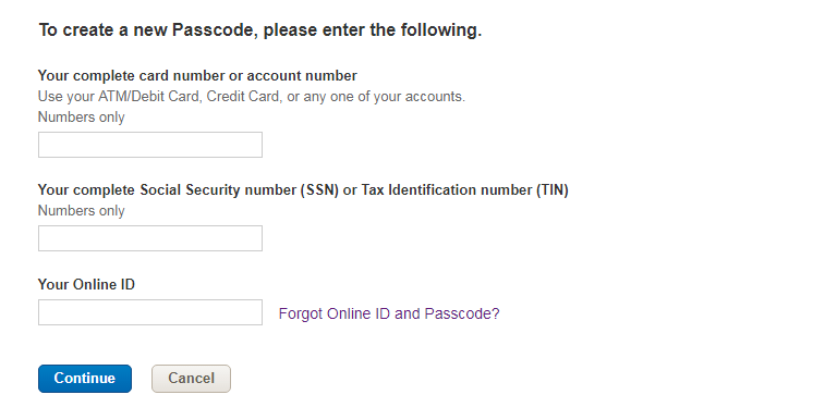 AAA Member Rewards Credit Card User ID or Password Forgot