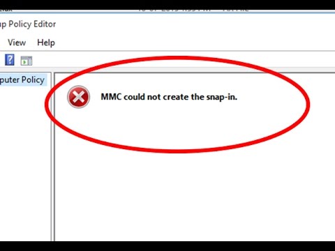 How to Fix MMC Could Not Create the Snap-in