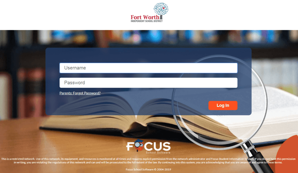 Login to FWISD Focus School Software