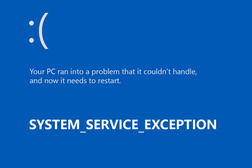 SYSTEM_SERVICE_EXCEPTION