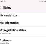 IMS Registration Status