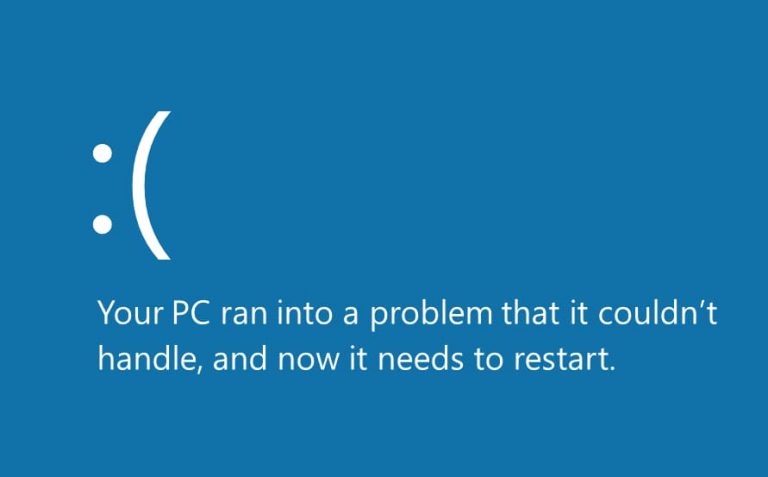 How to Fix Blue Screen Error on Windows 10