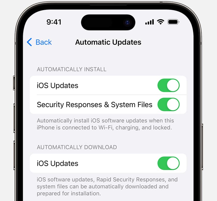 Update iOS Software and Apps